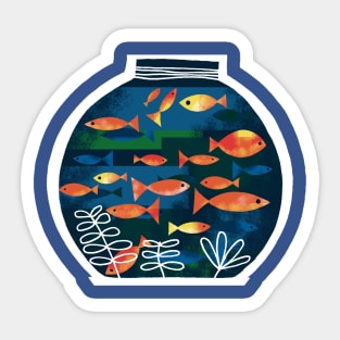 Goldfish Bowl Sticker